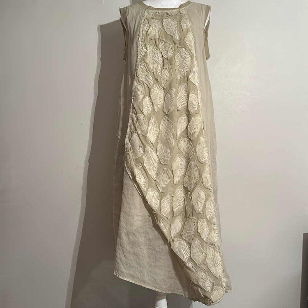 No Brand Beautiful Silk-Cotton Dress Size Large.
